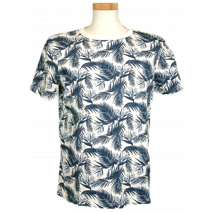 Joop! Herrentshirt gemustert blau/weiß Gr. M