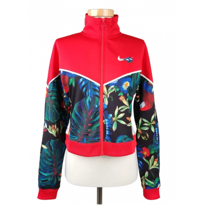 Nike Damen Sportjacke, rot - Gr. XS