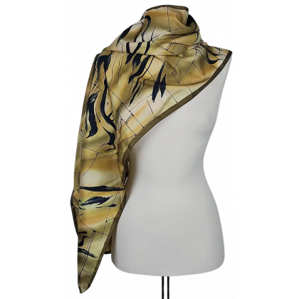 Halstuch, gr&uuml;n/blau