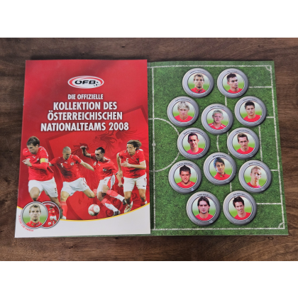 Fußball Sammelalbum ÖFB Nationalteam 2008 von Billa