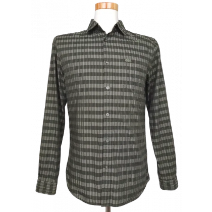 Lacoste Herren Hemd, gr&uuml;n - Gr. S 