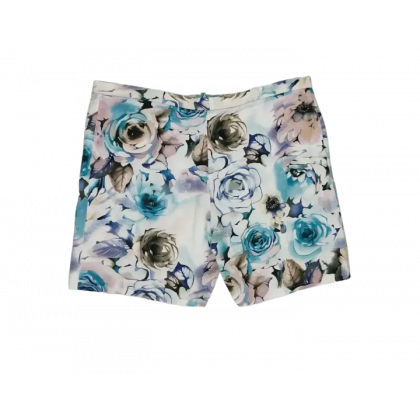 Waltraude Krammer Damen Short, blau - Bundweite 49 cm 