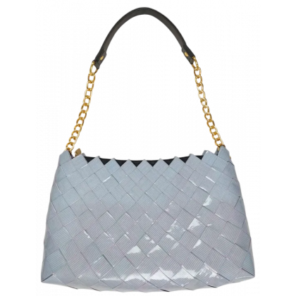 Rebagz Upcycling Damen Tasche, grau 