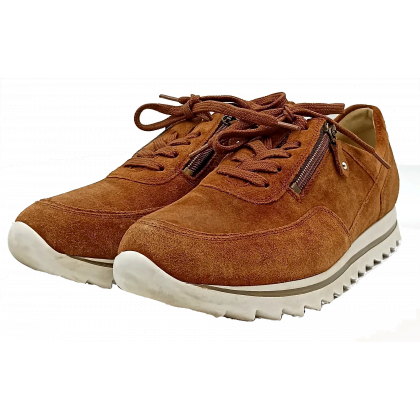 Waldl&auml;ufer Damen Velourleder cognac Gr. 40