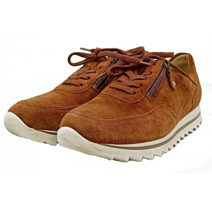 Waldl&auml;ufer Damen Velourleder cognac Gr. 40