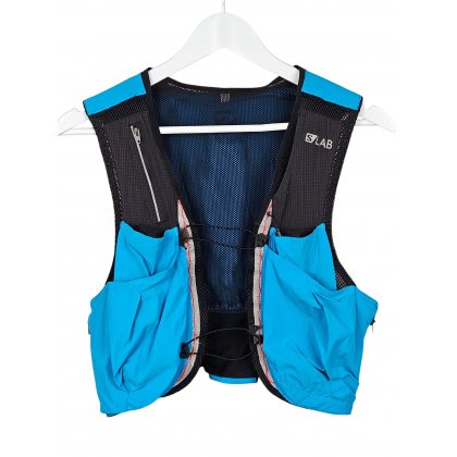 Salomon Running Gilet Damen "Active Skin 8", blau - Gr. L