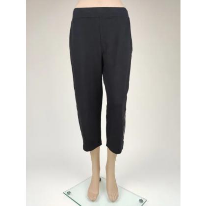 Harmony Damen 3/4 Freizeithose, schwarz - Gr. M