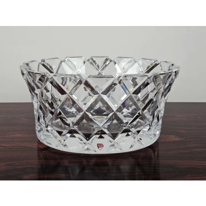 Orrefors Sweden Sofiero - Gunnar Cyren - Vintage Kistall Schale 