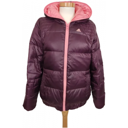 Adidas Damen Steppjacke aubergine Gr. 34-36
