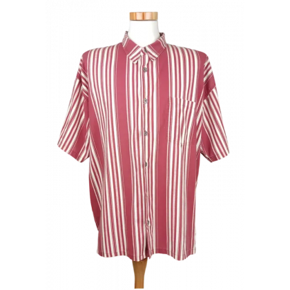 Vintage Maier Herren Hemd, rot - Gr. XL