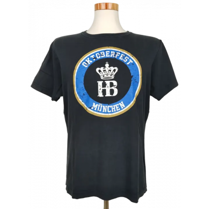 Hofbr&auml;uhaus M&uuml;nchen Herren T-Shirt, schwarz - Gr. M