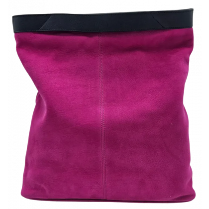 Max V. Koenig Damen Lederhandtasche/Clutch, pink - H&ouml;he ca. 35 cm 