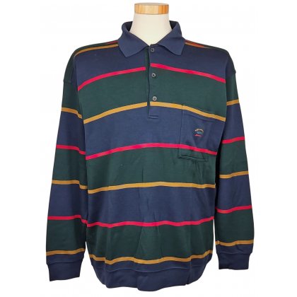 PAUL & SHARK Yachting Herren Wollpullover, blau/grün - Gr. XXL