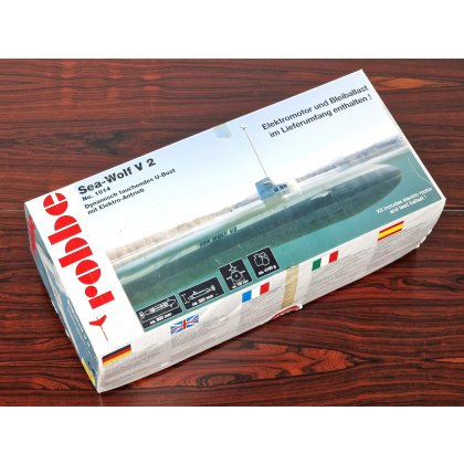 Robbe Sea-Wolf V2 - No. 1014 - Dynamisch tauchendes U-Boot - Ungebauter Premium-Bausatz