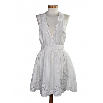 ZARA Damen Minikleid, weiß - Gr. M / 38