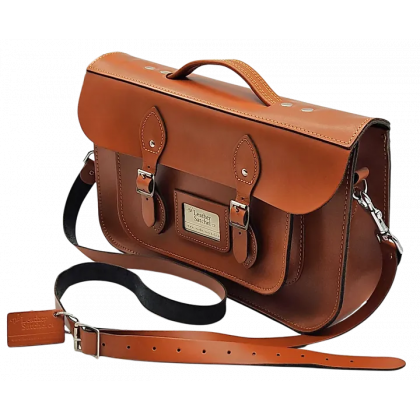 The Leather Satchel Co Aktentasche, braun