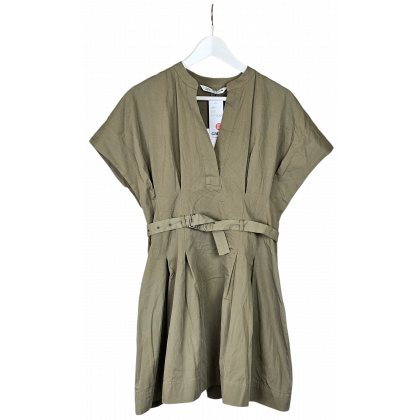 ZARA Damen Minikleid, gr&uuml;n - Gr. M 