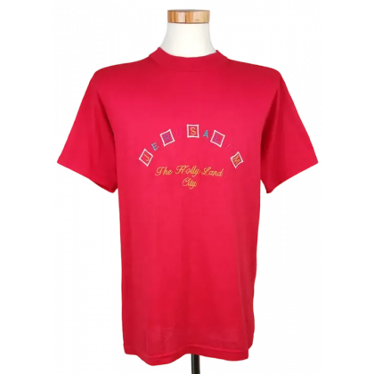 Jerusalem Herren T-Shirt, rot - Gr. XXL