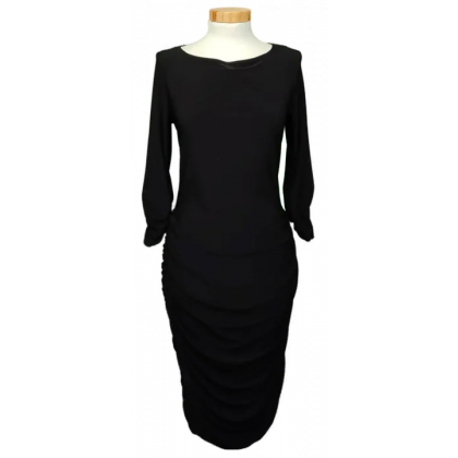 Joseph Ribkoff Damen Midikleid schwarz Gr. S