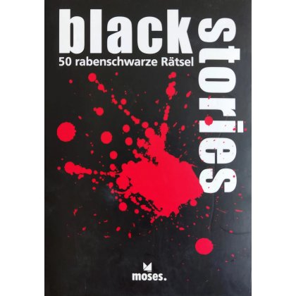 Black Stories - 50 rabenschwarze Rätsel - Gesellschaftsspiel- moses