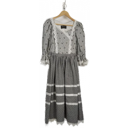 Sportalm Damen Kleid mehrfarbig, gemustert Gr. 36 Vintage