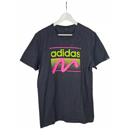 Adidas Herren T-Shirt, schwarz - Gr. M