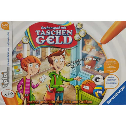 tiptoi&reg; Rechenspa&szlig; mit Taschen Geld - Lernspiel - Ravensburger
