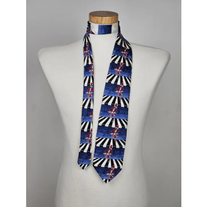 Vintage Tie Rack Seidenkrawatte Pink Panther 1997, Made in Italy