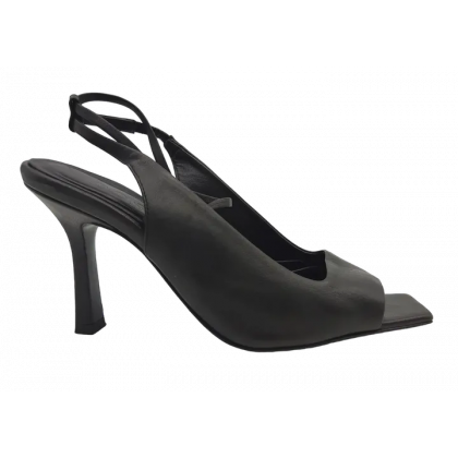 COS Damen Schn&uuml;rsandalen, schwarz - Gr. 40