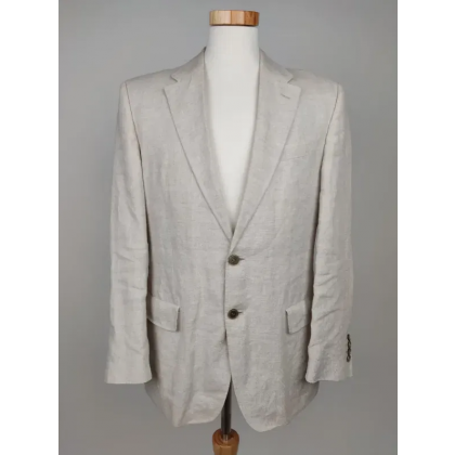 Pierre Cardin Herren Leinen Sakko, beige - Gr. M 