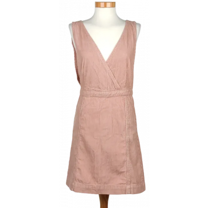 Denim Co. Damen Kleid, beige - Gr. S 