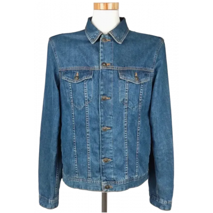 Zara Man Denim Collection Herren Jeansjacke, blau - Gr. XL