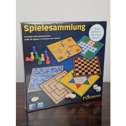 Spielesammlung - 80 Spielm&ouml;glichkeiten - Gesellschaftsspiele - PLAYSINO 