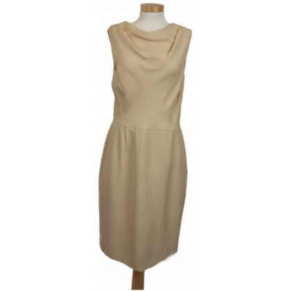 Christian Dior Damen Kleid beige Gr. 40