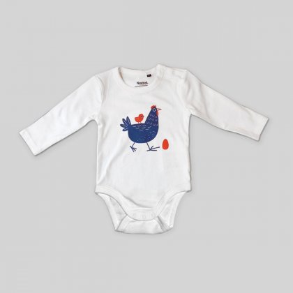 Babybody &bdquo;Huhn & K&uuml;ken&ldquo;