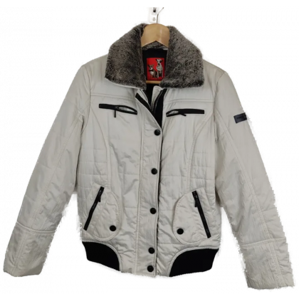 Frieda & Freddies Damen Jacke wei&szlig; Gr. 40