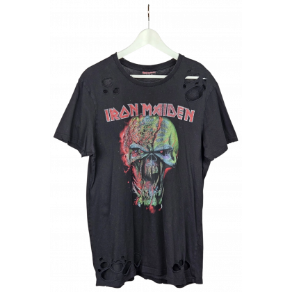 Iron Maiden Herren Band T-Shirt, schwarz - Gr. L 