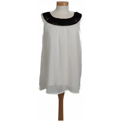 Comma Damen Shirt wei&szlig;/schwarz Gr. 38