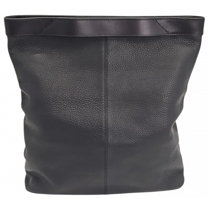 Max V. Koenig Damen Lederhandtasche/Clutch, schwarz