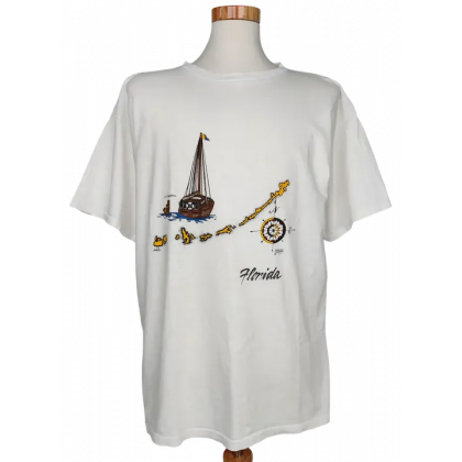 Florida Herren T-Shirt, wei&szlig; - Gr. XL 