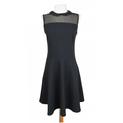 Cyrillus Damen Midikleid, schwarz - Gr. XS 