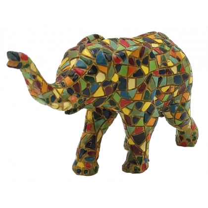 Mosaik Elefant - Gaud&iacute;‑Stil