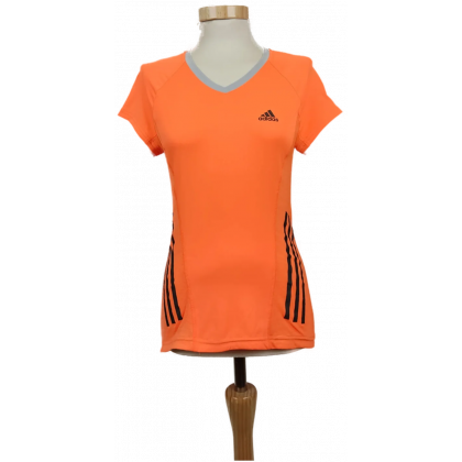 Adidas Damen T-Shirt orange Gr. XS (30/32)