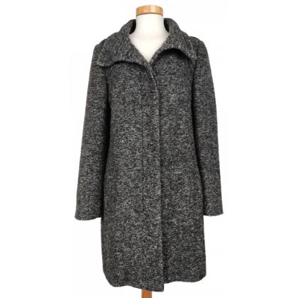 Steffi's Pick - Hugo Boss Damen Mantel, schwarz/wei&szlig; - Gr. S