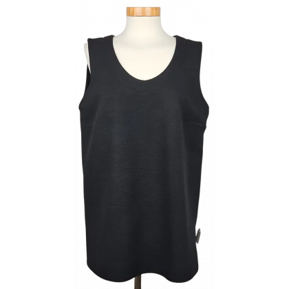 Rena Moden Damen Vintage Top, schwarz - Gr. L 