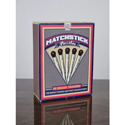 MATCHSTICK Puzzles - 50 Brain Teasers - Gesellschaftsspiel - Paul Lamond Games 