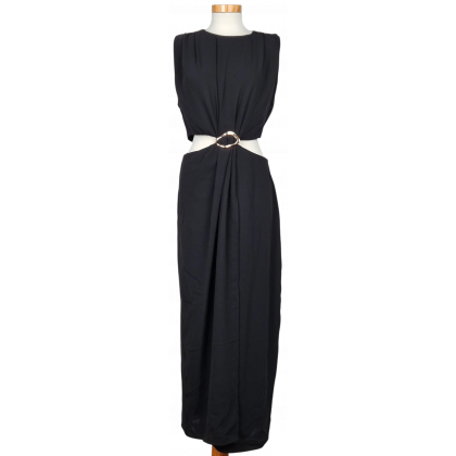 ZARA Damen Maxikleid, schwarz - EUR M 