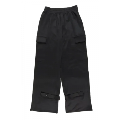 H&M Damen Cargo Hose, schwarz - Gr. S