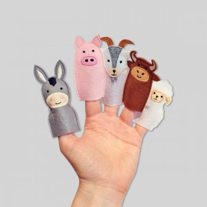 Fingerpuppen Tiere