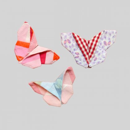 Origami-Stoffschmetterling